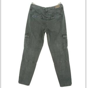 Gardeur Cargo Jeans Women sz 4 Tapered Leg Mid Rise Stretchy Denim Pants (29x28)